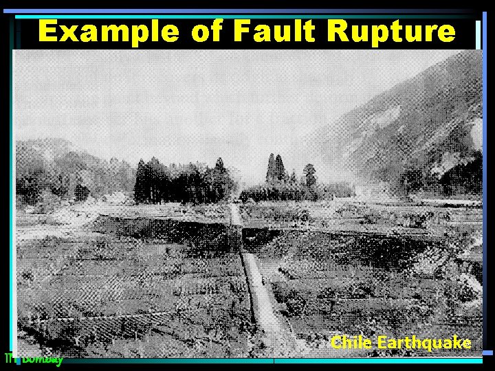 Example of Fault Rupture IIT Bombay 23 Chile Earthquake 