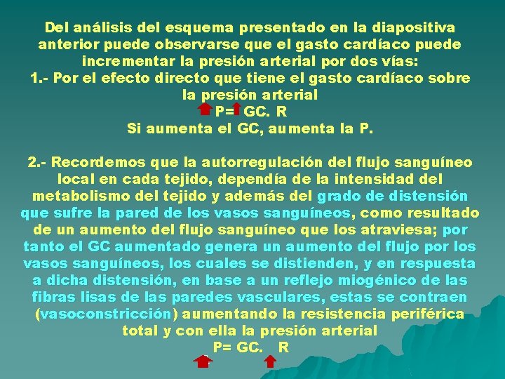 Del análisis del esquema presentado en la diapositiva anterior puede observarse que el gasto Del análisis del esquema presentado en la diapositiva anterior puede observarse que el gasto