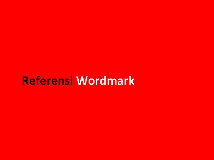 Referensi Wordmark 