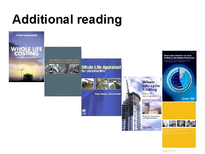 Additional reading 30 