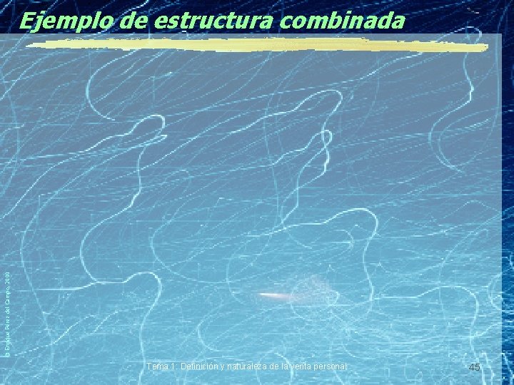 © Enrique Pérez del Campo, 2000 Ejemplo de estructura combinada Tema 1: Definición y
