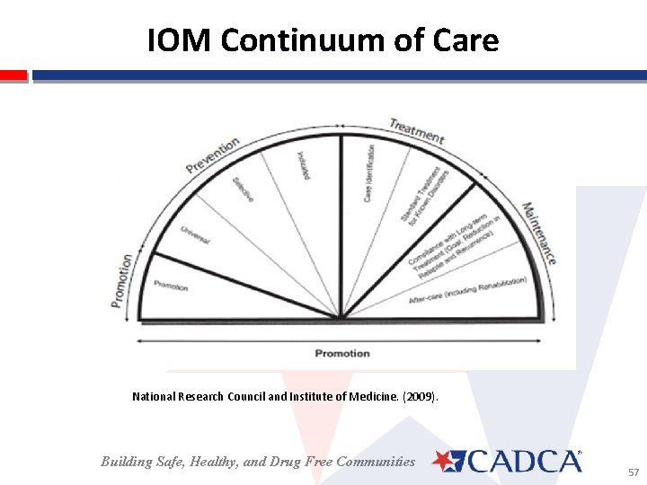 IOM Continuum of Care National Research Council and Institute of Medicine. (2009). Building Safe,