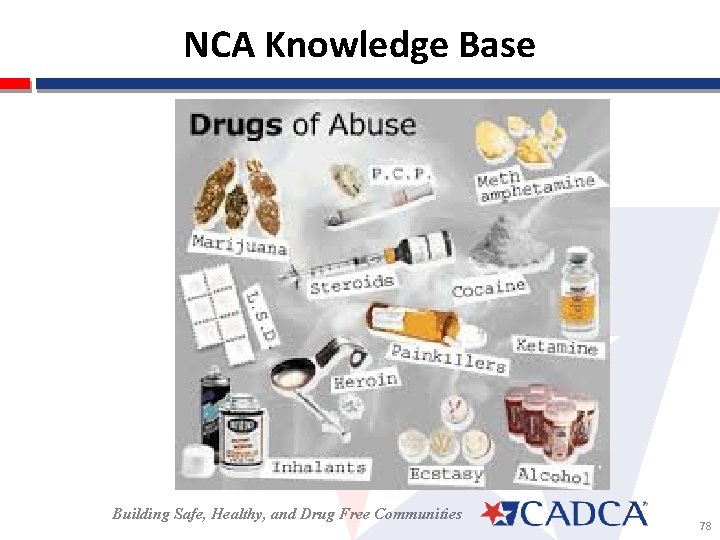 NCA Knowledge Base Building Safe, Healthy, and Drug Free Communities 78 