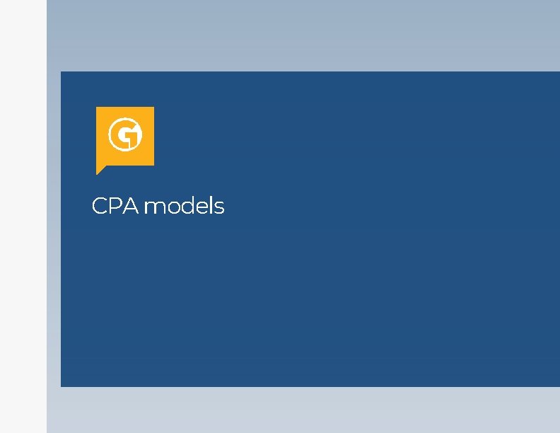 CPA models 