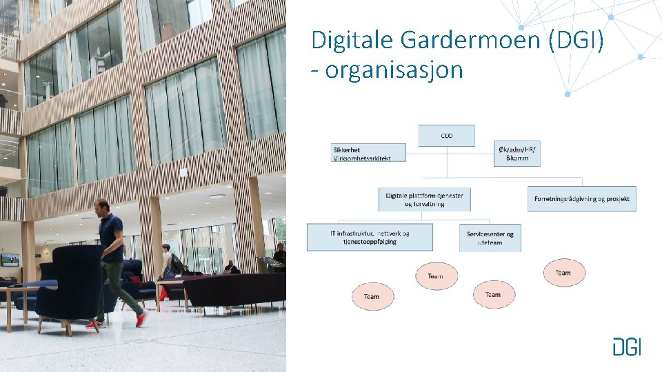 Digitale Gardermoen (DGI) - organisasjon 