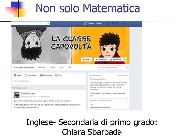 Non solo Matematica Inglese- Secondaria di primo grado: Chiara Sbarbada 