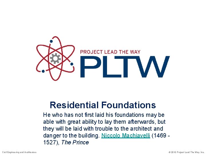 Residential Foundations He who has not first laid his foundations may be able with Residential Foundations He who has not first laid his foundations may be able with
