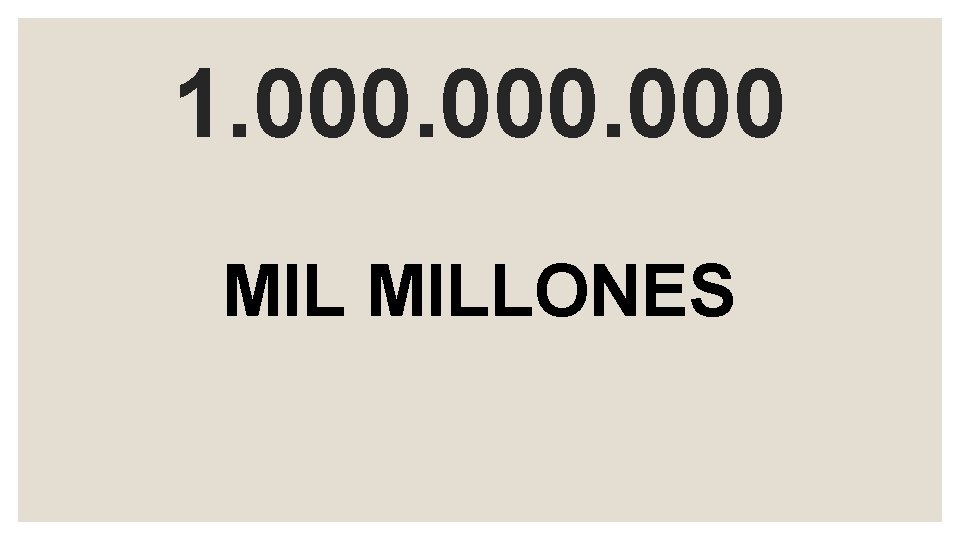 1. 000 MILLONES 