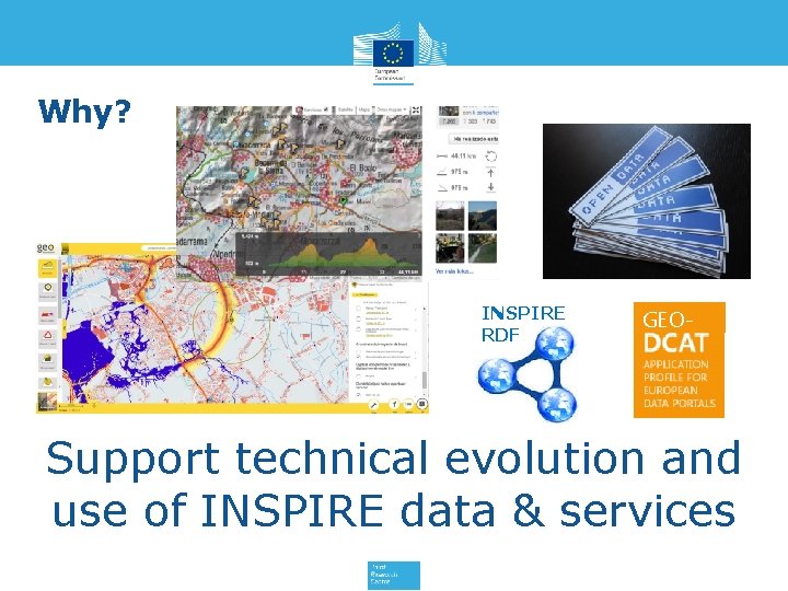 Why? INSPIRE RDF GEO- Support technical evolution and use of INSPIRE data & services