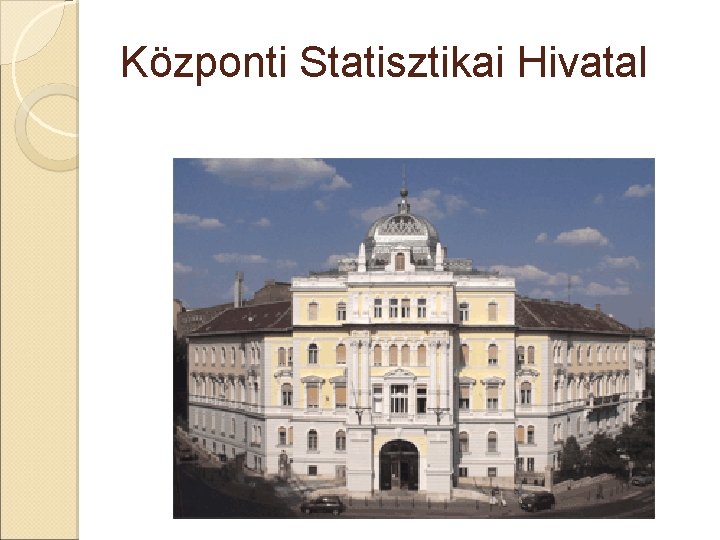 Központi Statisztikai Hivatal 