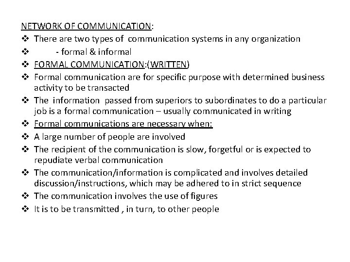 COMMUNICATIONS DRAFTING OF DIFFERENT TYPES OF LETTERS Exchange
