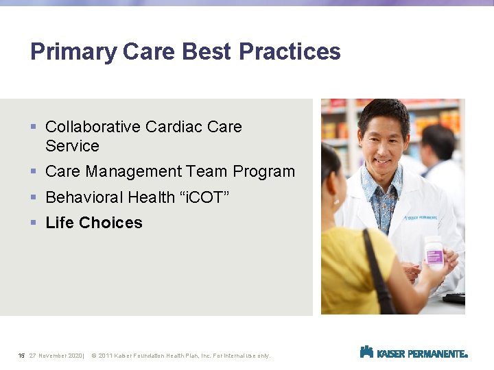 Primary Care Best Practices § Collaborative Cardiac Care Service § Care Management Team Program