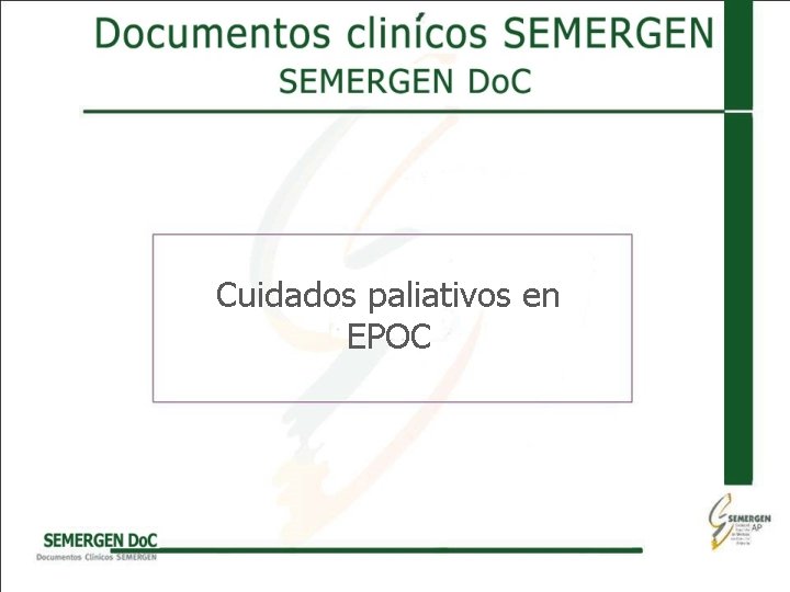 Cuidados paliativos en EPOC 