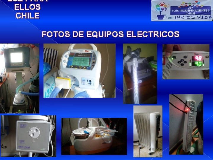 LUZ PARA ELLOS CHILE FOTOS DE EQUIPOS ELECTRICOS 