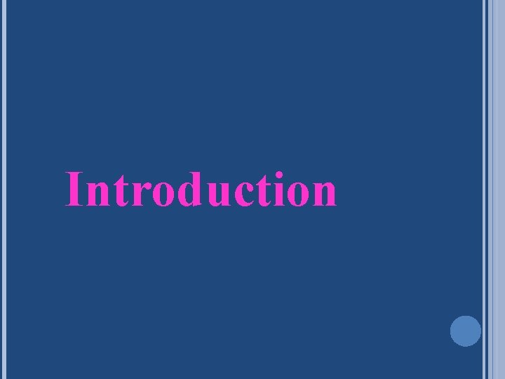 Introduction 