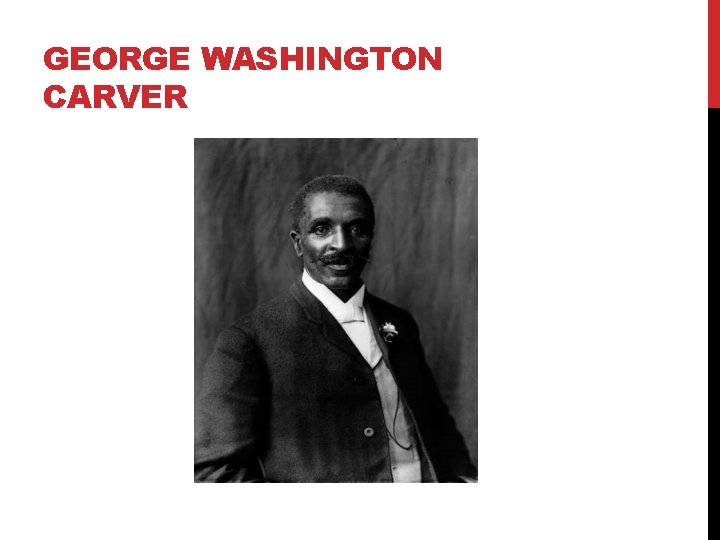 GEORGE WASHINGTON CARVER 