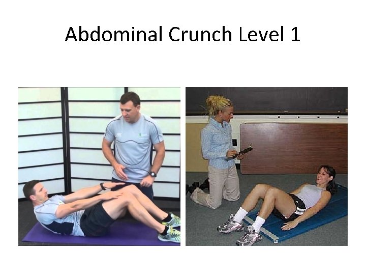 Abdominal Crunch Level 1 