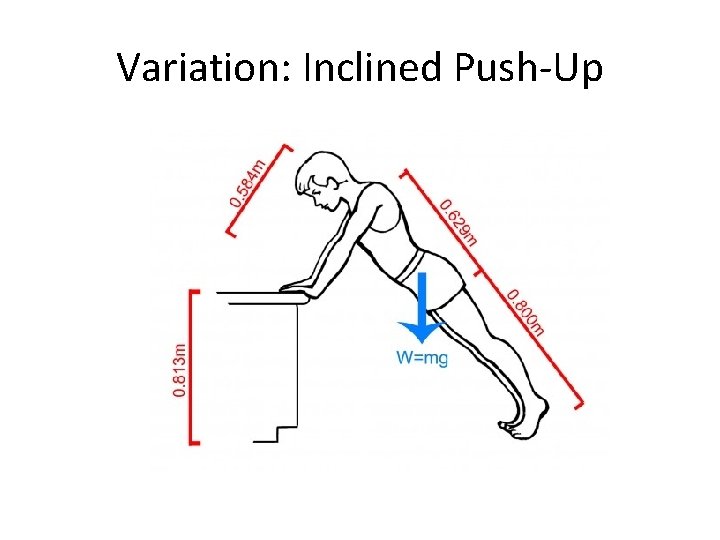 Variation: Inclined Push-Up 