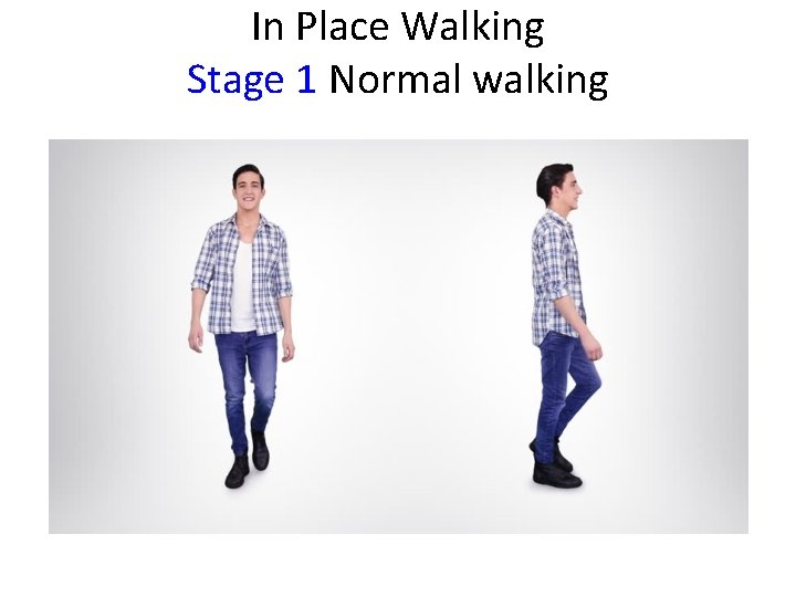 In Place Walking Stage 1 Normal walking 