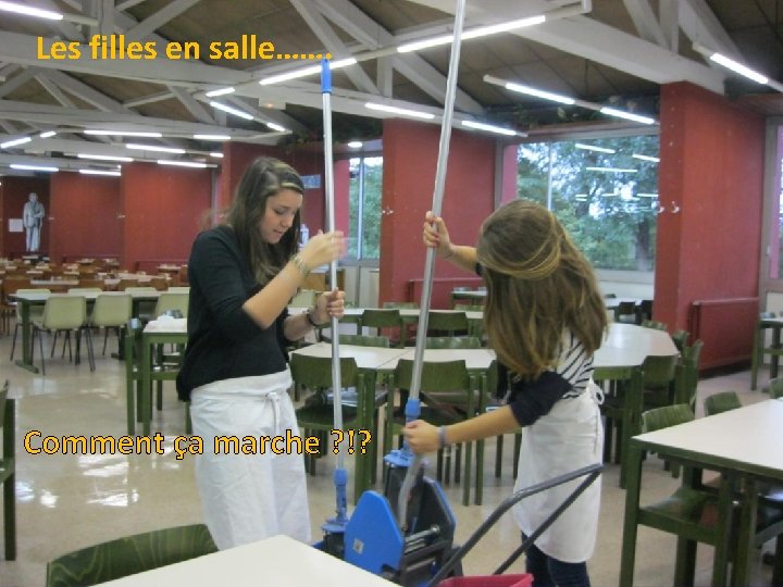 Les filles en salle……. Les filles en salle Comment ça marche ? !? 