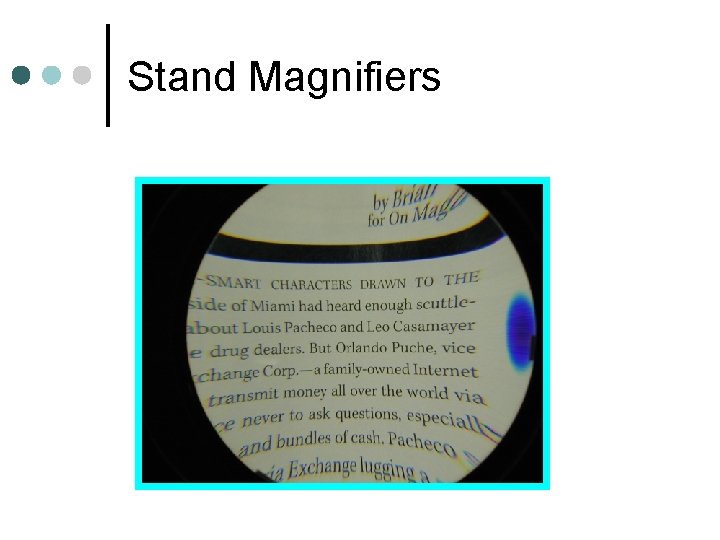 Stand Magnifiers Stand Magnifiers