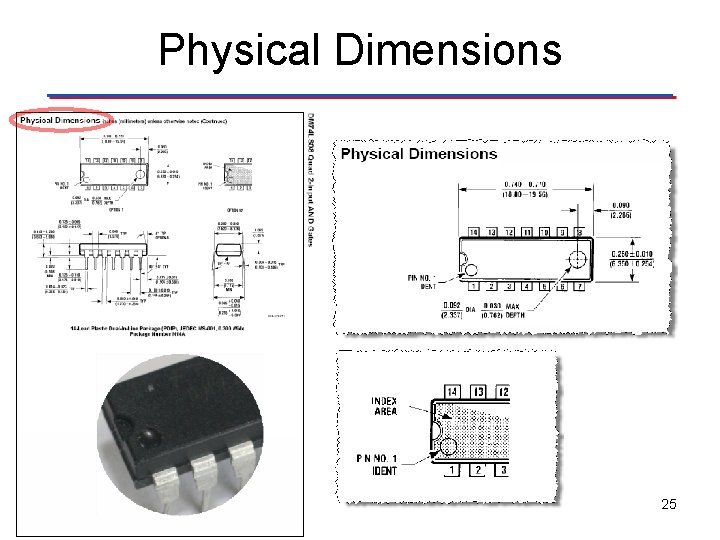 Physical Dimensions 25 Physical Dimensions 25