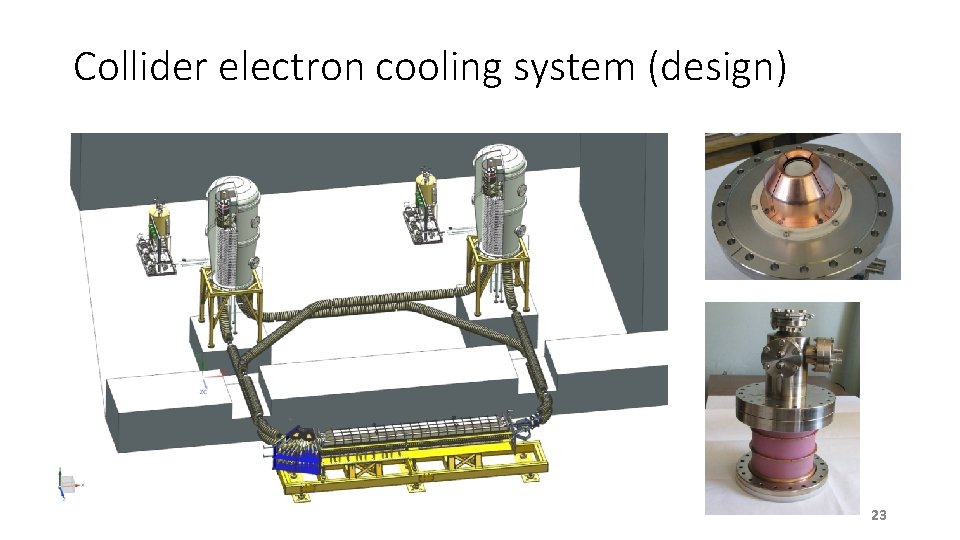 Collider electron cooling system (design) 23 