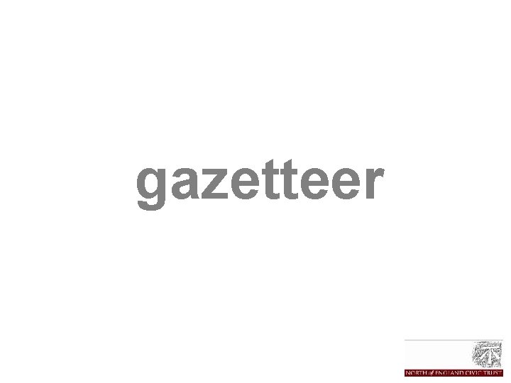 gazetteer 