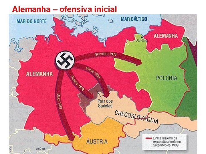 Alemanha – ofensiva inicial 