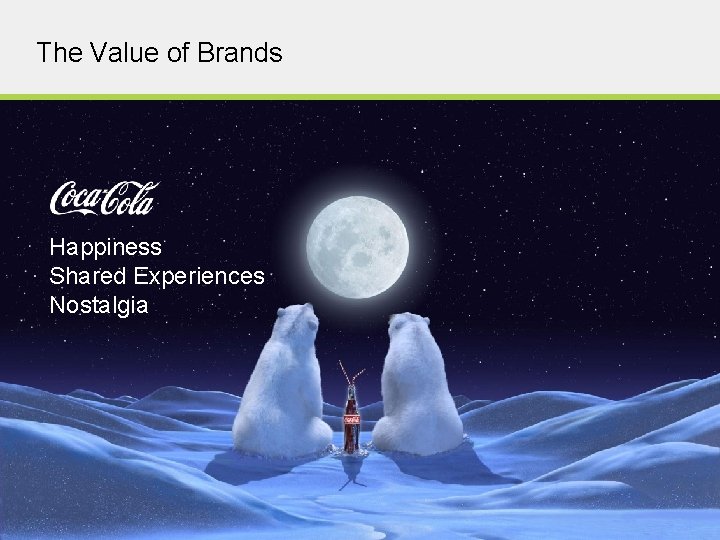 The Value of Brands Happiness Shared Experiences Nostalgia COPYRIGHT © 2014 CAMP CREATIVE 