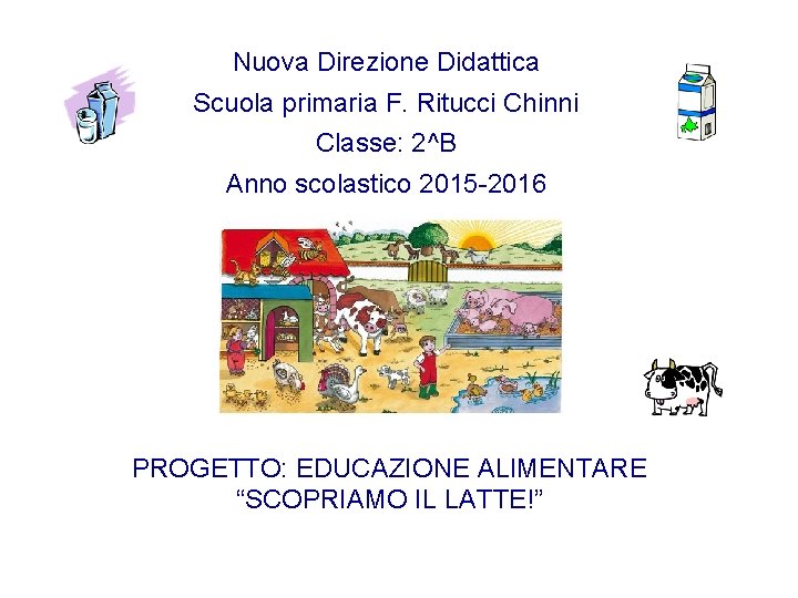Nuova Direzione Didattica Scuola primaria F. Ritucci Chinni Classe: 2^B Anno scolastico 2015 -2016