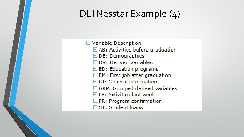 DLI Nesstar Example (4) 