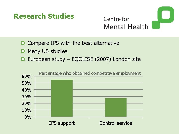 Research Studies Compare IPS with the best alternative Many US studies European study –