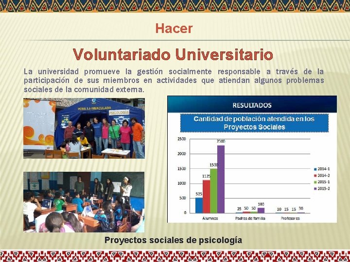 Hacer Voluntariado Universitario La universidad promueve la gestión socialmente responsable a través de la