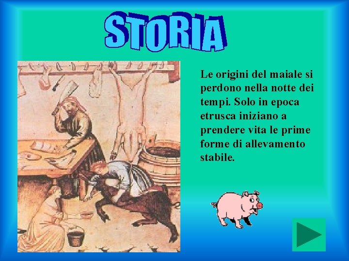 Le origini del maiale si perdono nella notte dei tempi. Solo in epoca etrusca