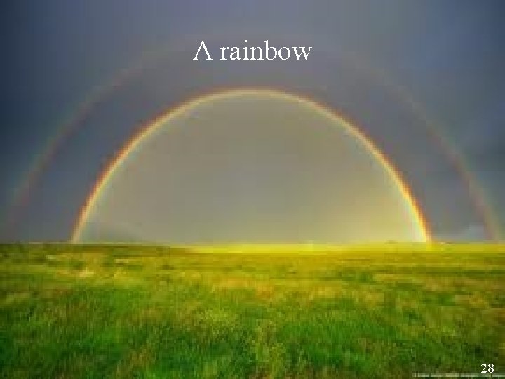 A rainbow 28 28 