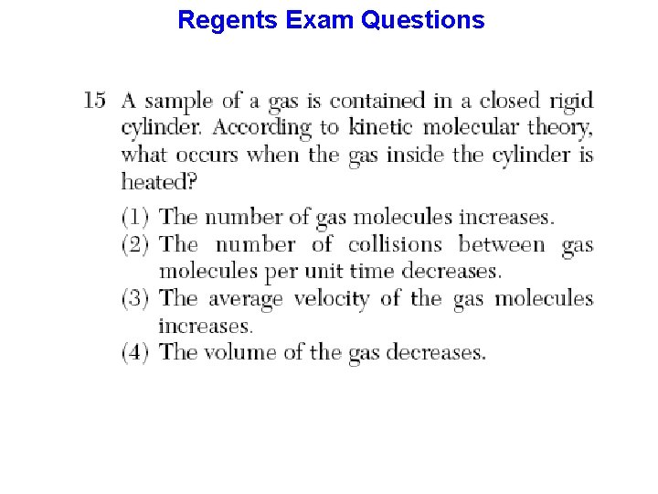 Regents Exam Questions 