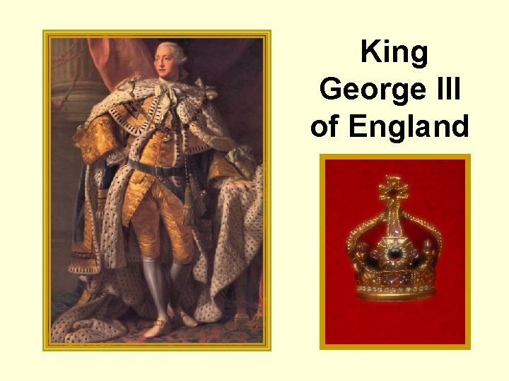 King George III of England 