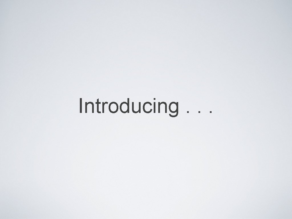 Introducuing Introducing To Launch at the Chicago Midwinter Meeting