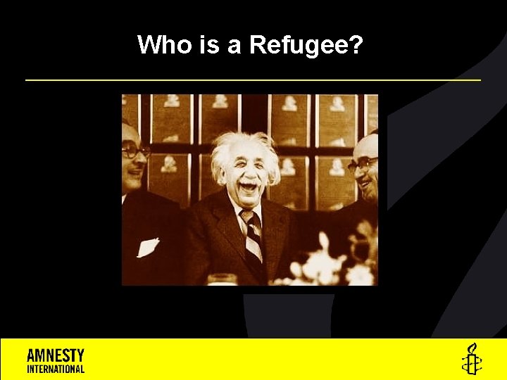 Who is a Refugee? 