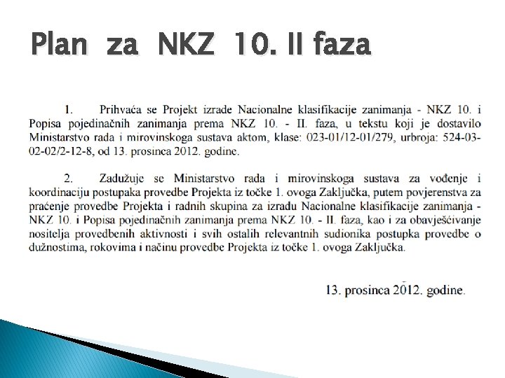 Plan za NKZ 10. II faza 