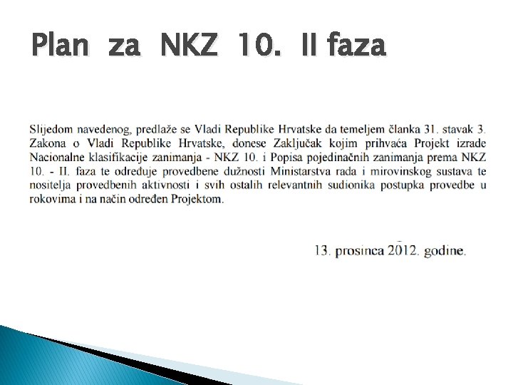 Plan za NKZ 10. II faza 