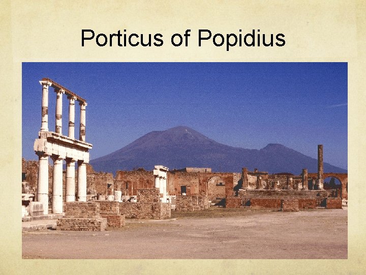 Porticus of Popidius 