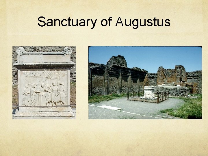 Sanctuary of Augustus 