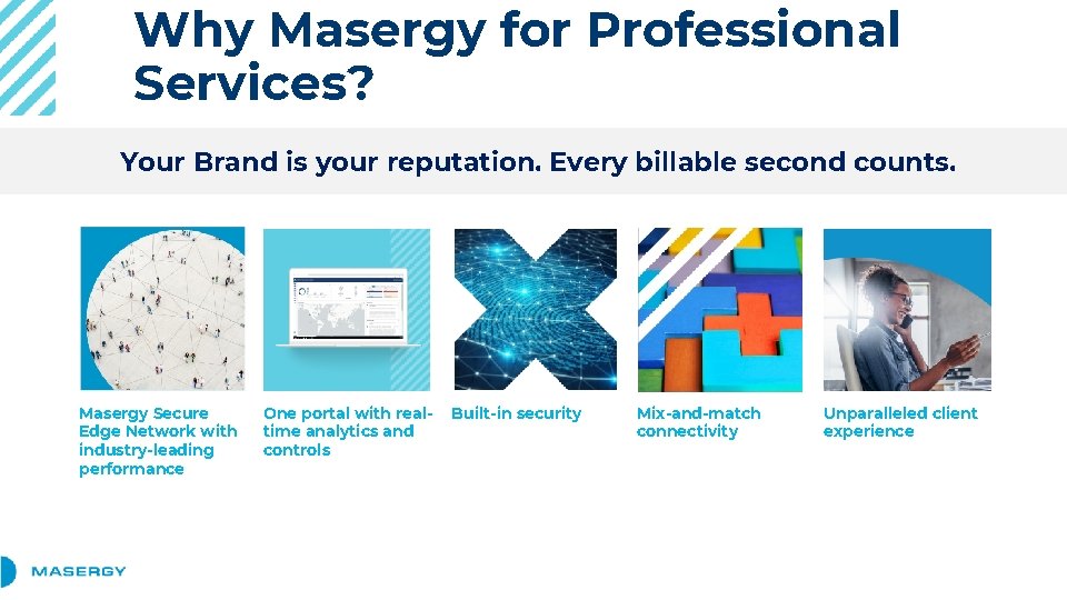 Why Masergy for Professional Services? Your Brand is your reputation. Every billable second counts.