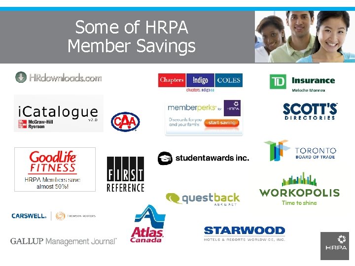Some of HRPA Member Savings 