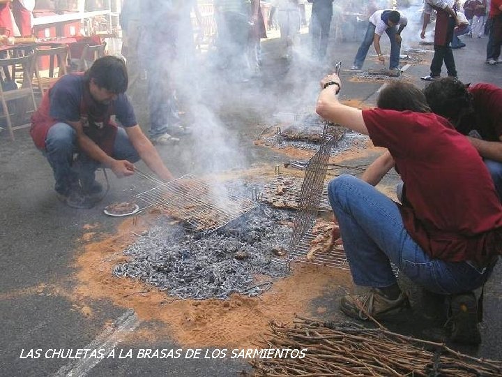 LAS CHULETAS A LA BRASAS DE LOS SARMIENTOS LAS CHULETAS A LA BRASAS DE LOS SARMIENTOS