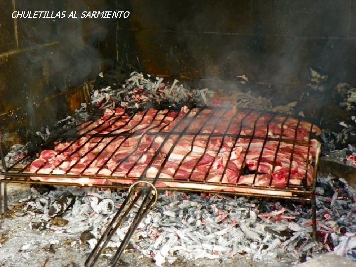 CHULETILLAS AL SARMIENTO CHULETILLAS AL SARMIENTO
