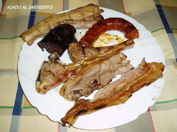 ASADO AL SARMIENTO ASADO AL SARMIENTO