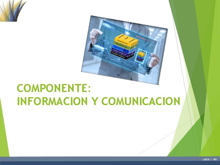 COMPONENTE: INFORMACION Y COMUNICACION LMOR | 140 